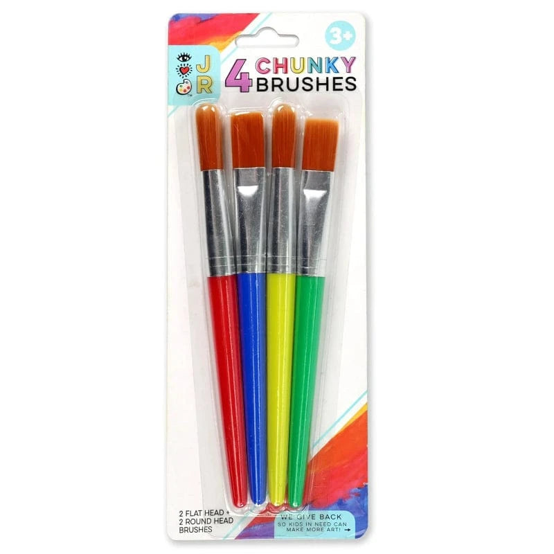 iHeart Art JR 4 Chunky Paint Brushes