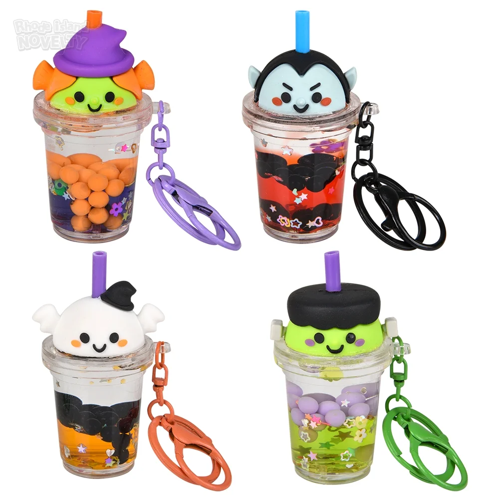 Halloween Bubble Tea Clip On