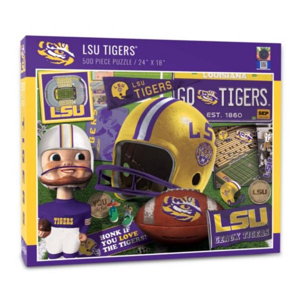 LSU Tigers Retro 500 pc Puzzle
