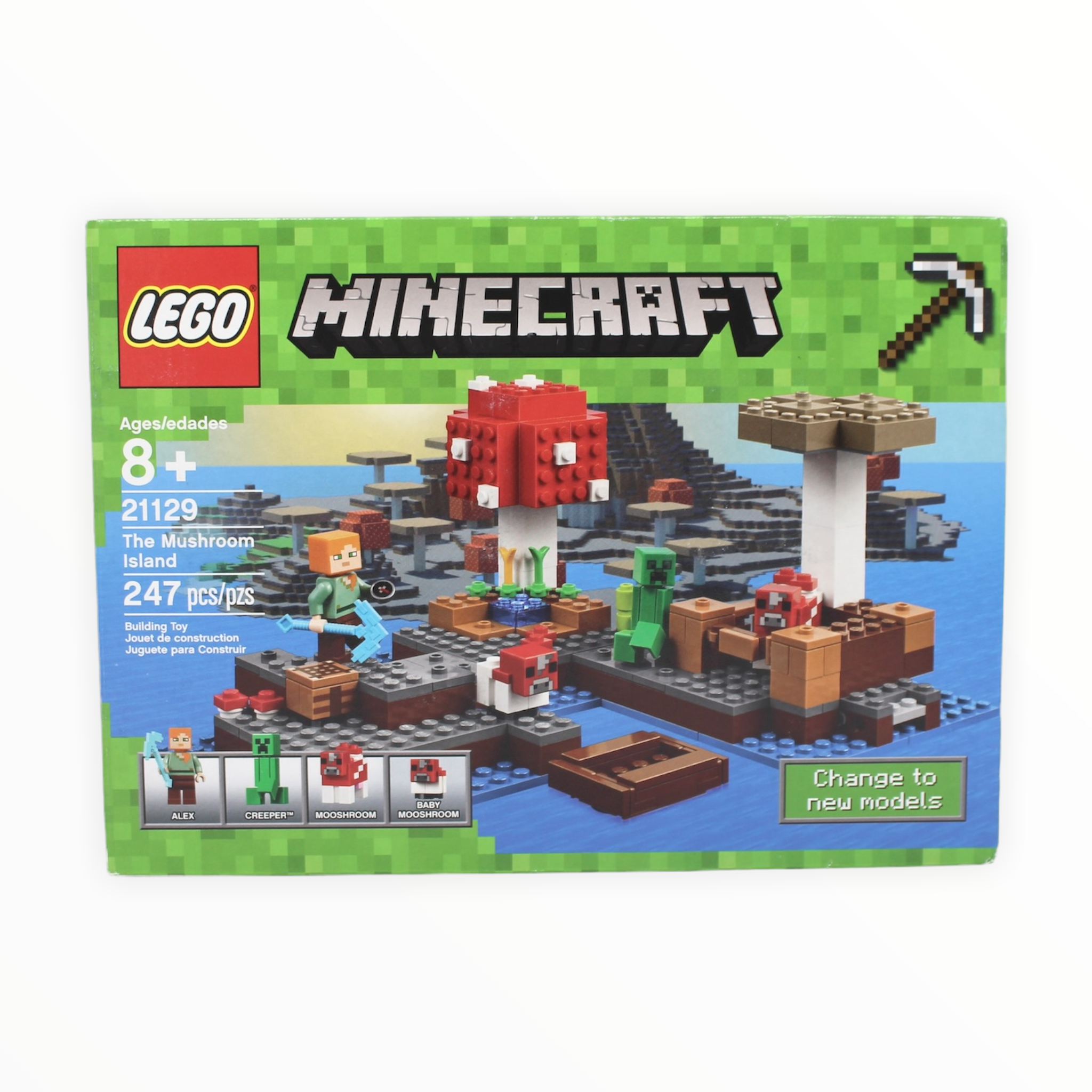Certified Used Set 21129 Minecraft The Mushroom Island