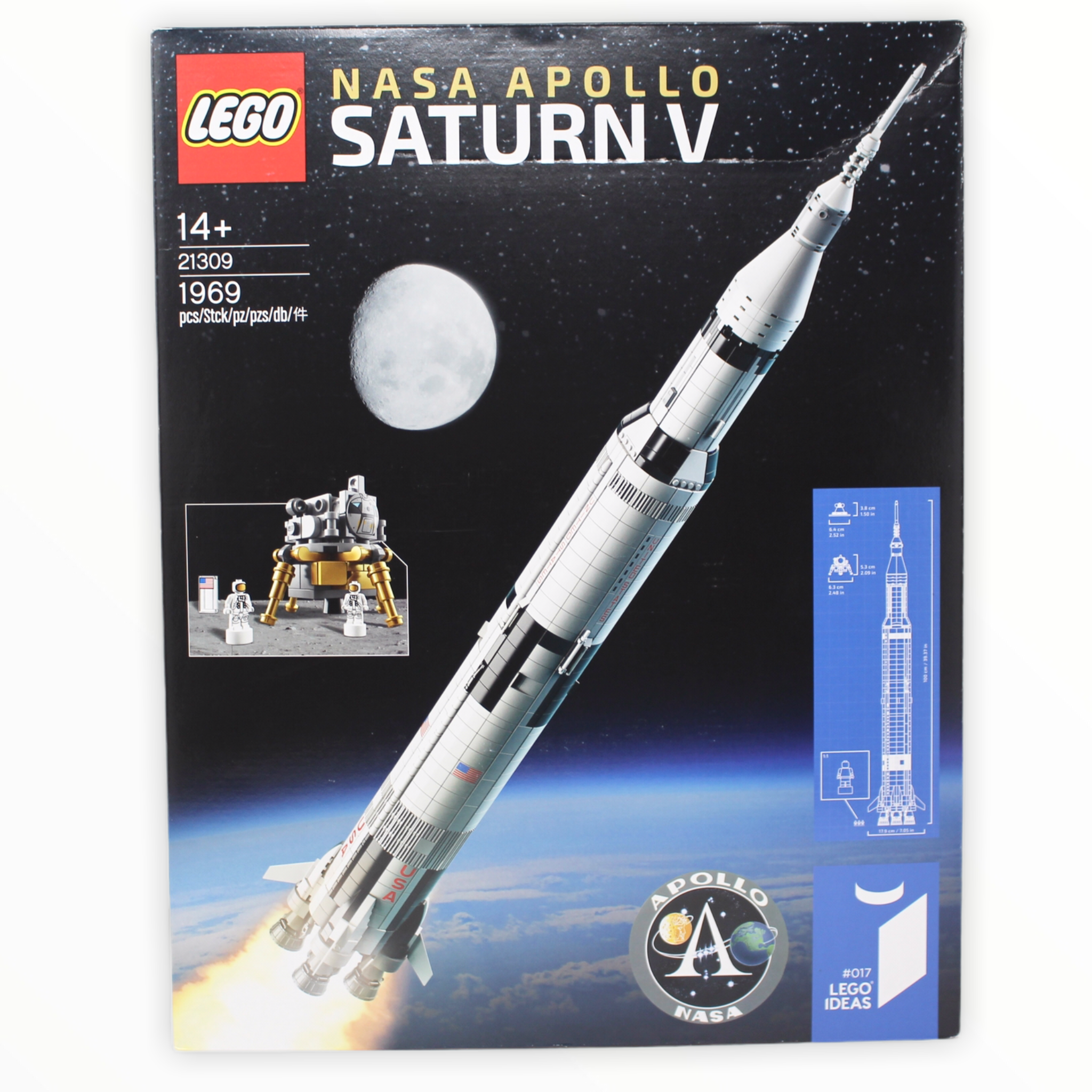 Retired Set 21309 LEGO Ideas NASA Apollo Saturn V
