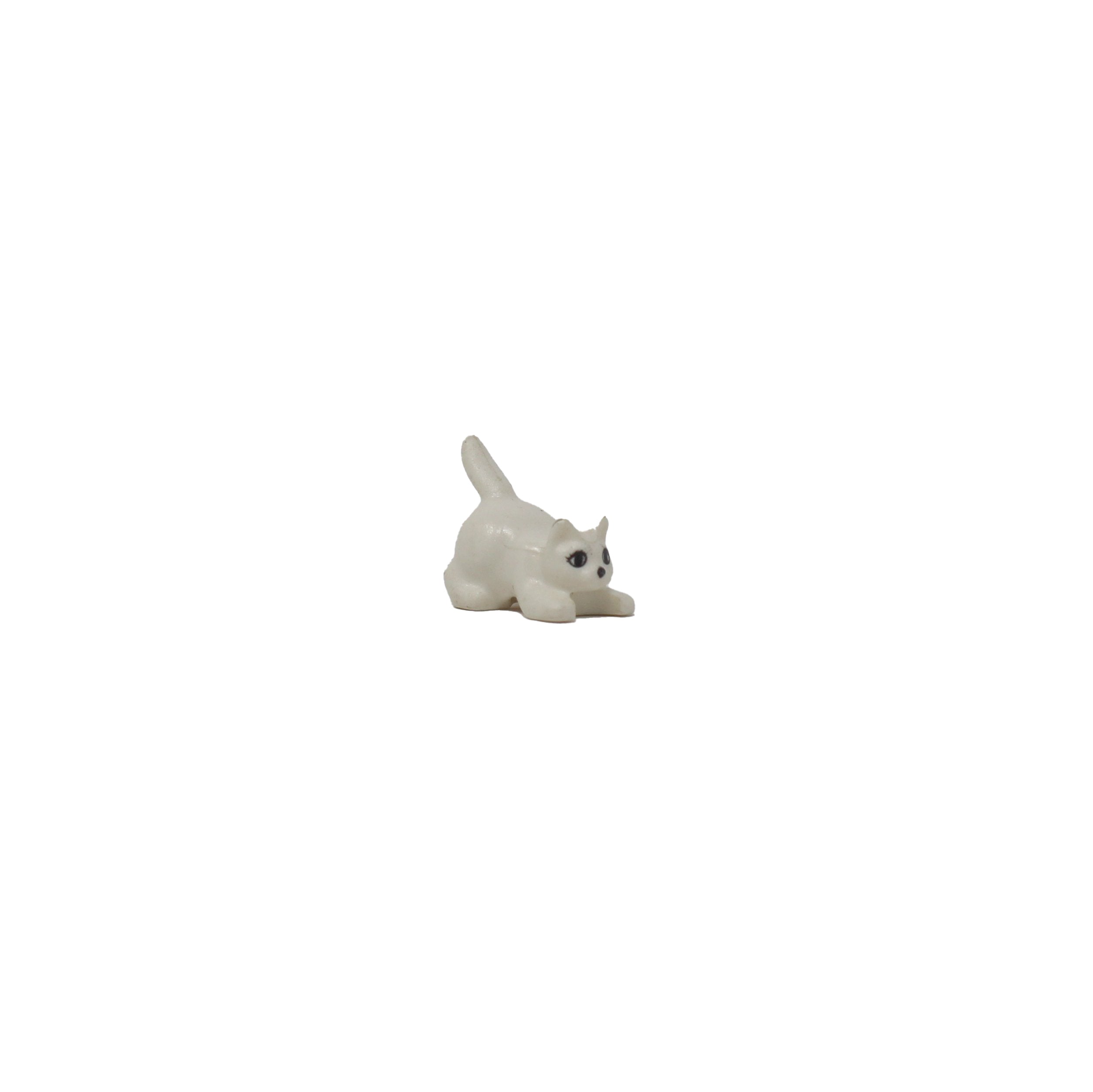White Cat (crouching)