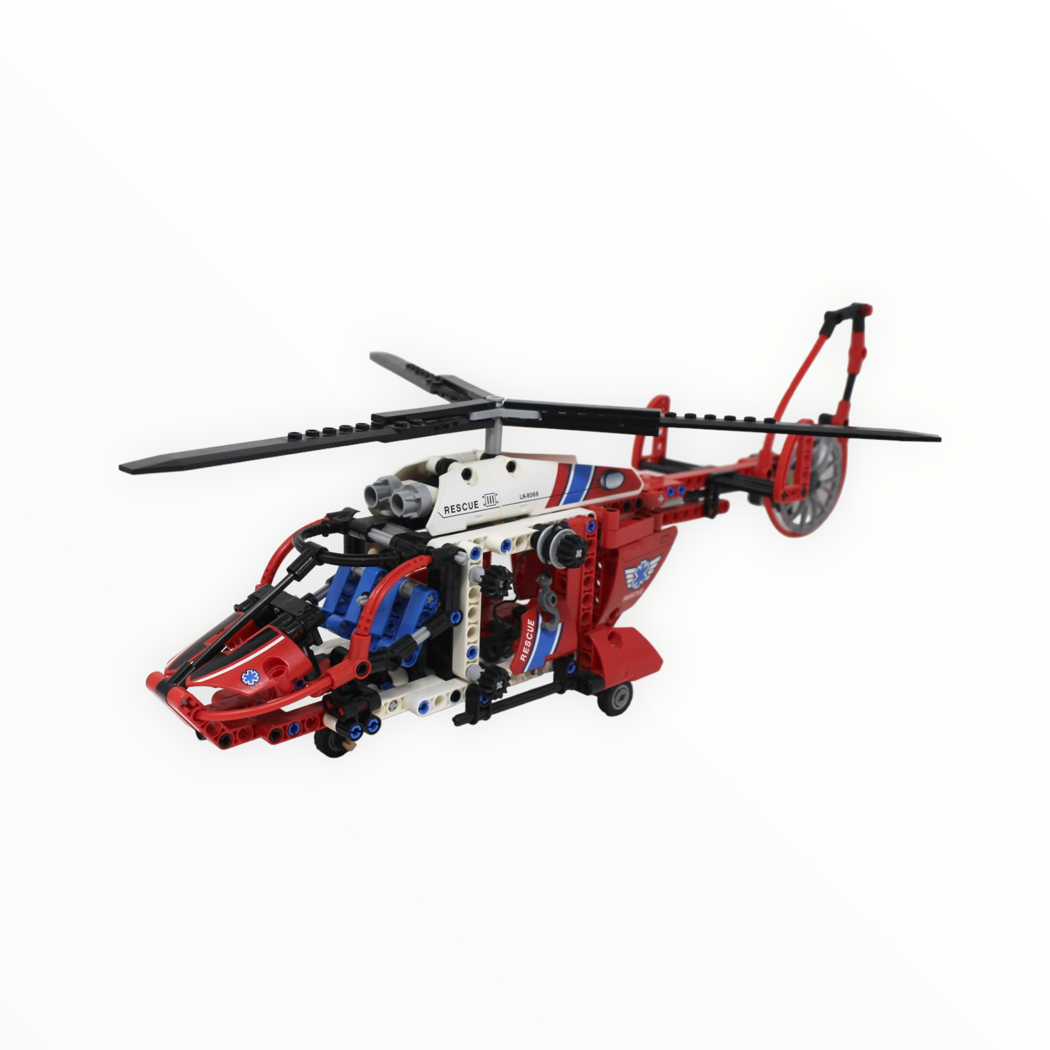 Used Set 8068 Technic Rescue Helicopter