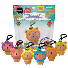 Capybara Fo Sqweezy Keychains