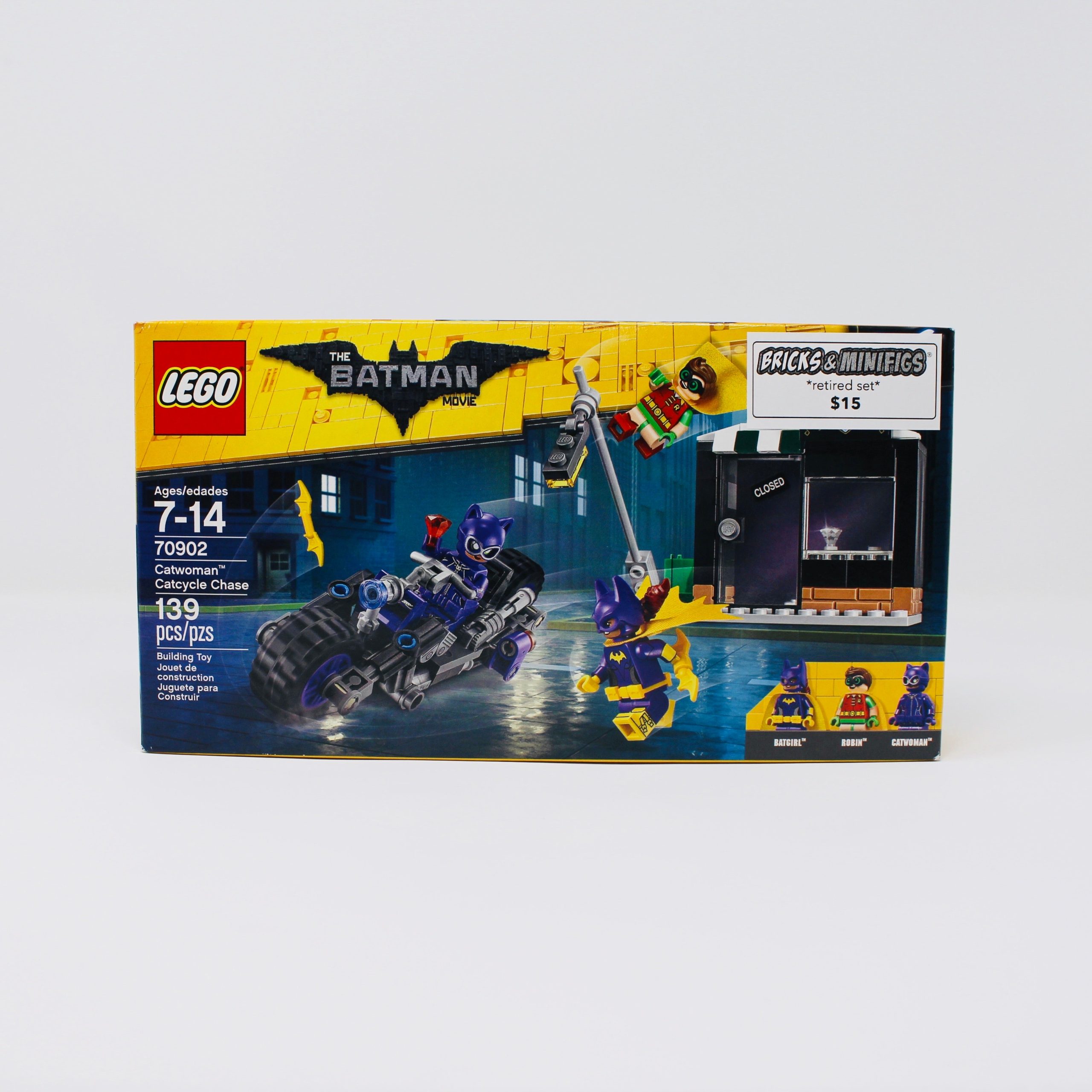 Retired Set 70902 The LEGO Batman Movie Catwoman Catcycle Chase
