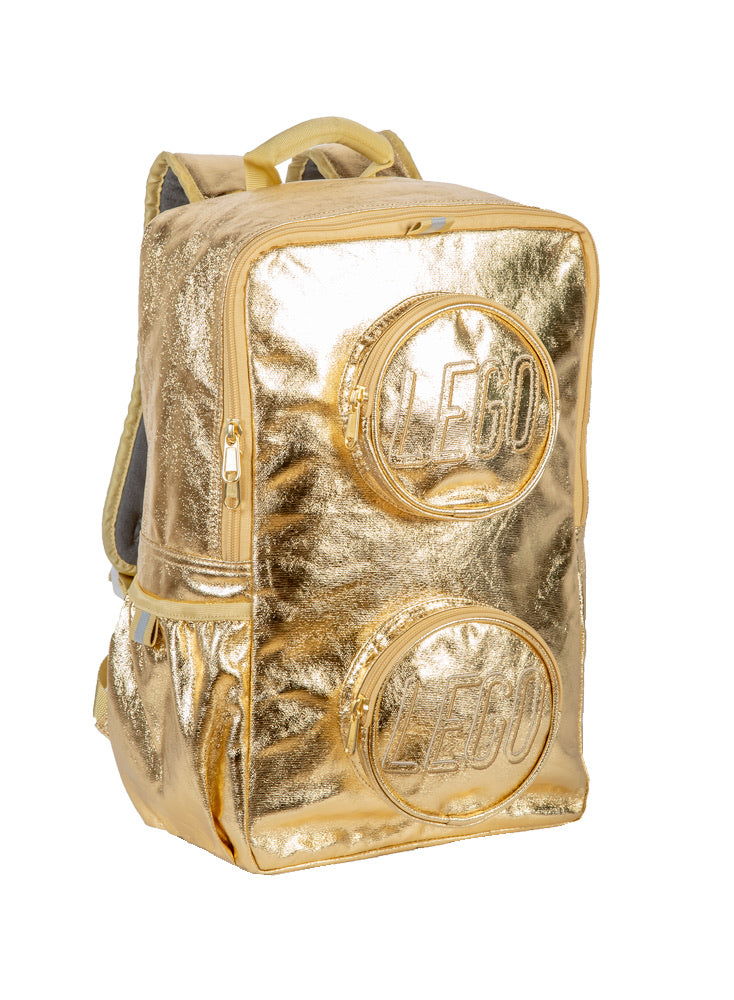 Gold LEGO Brick Backpack