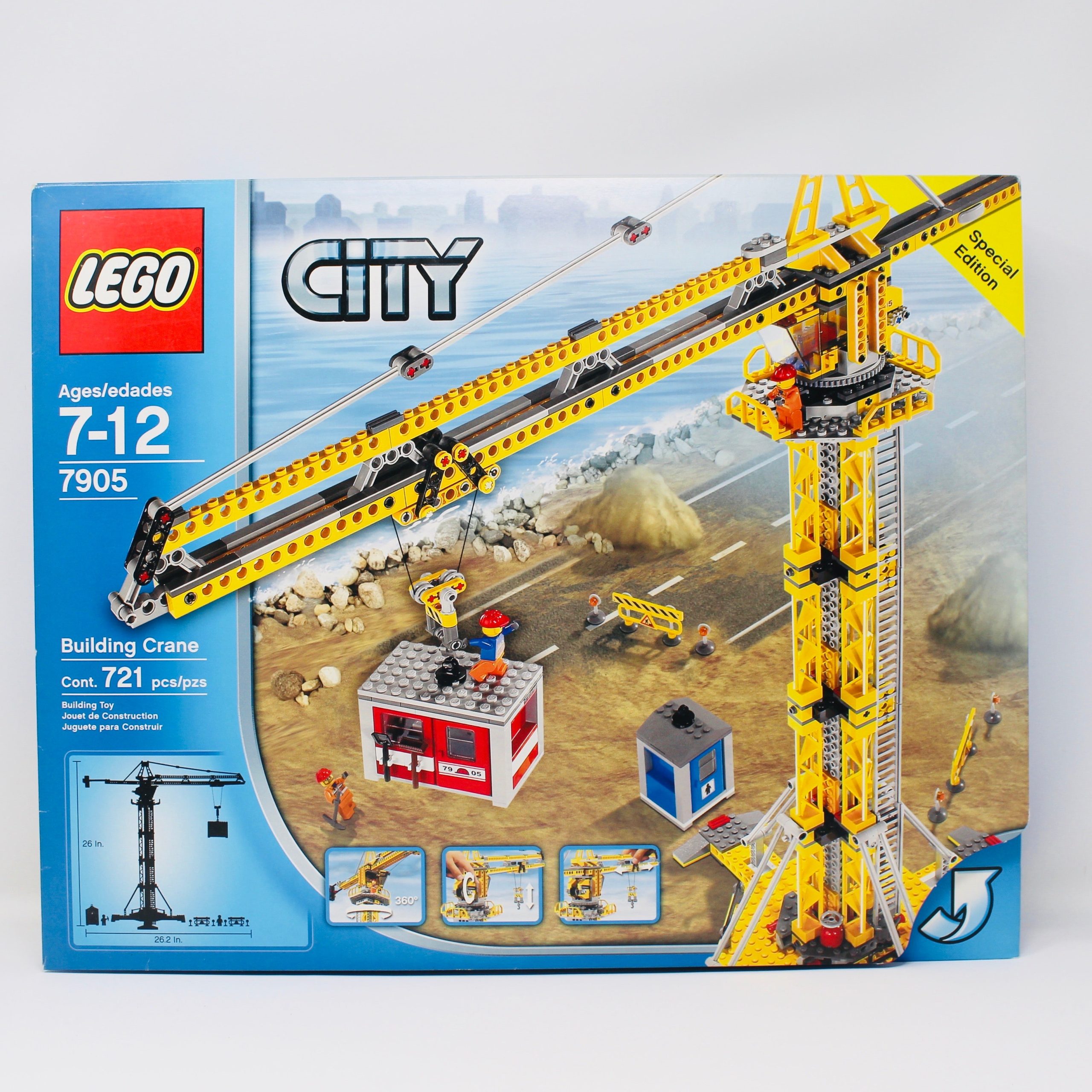 Retired Set 7905 City Building Crane