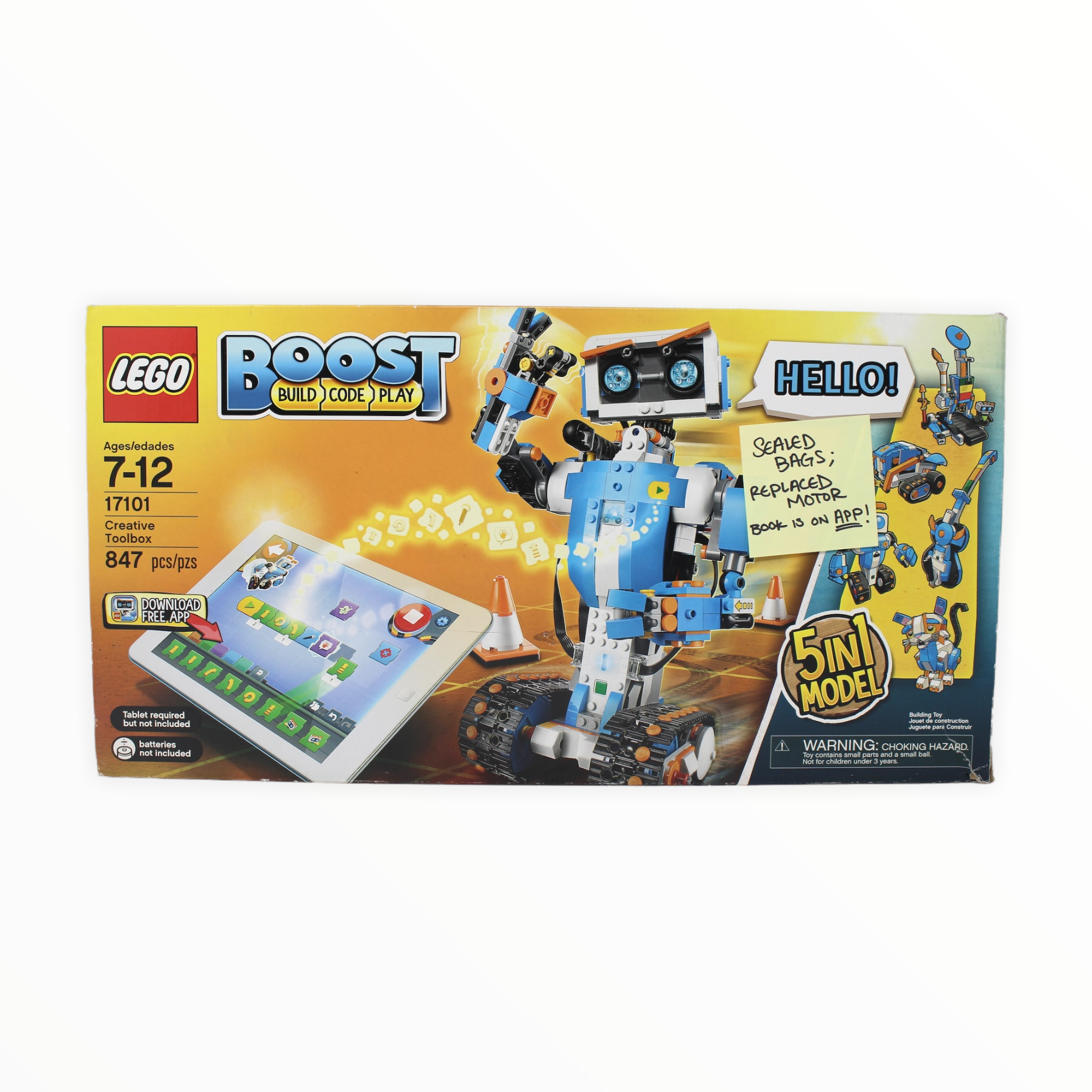 Certified Used Set 17101 LEGO BOOST Creative Toolbox (sealed bags)