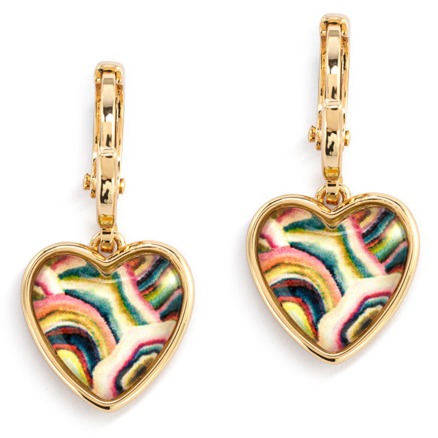 Forever Friends Art Heart Earrings