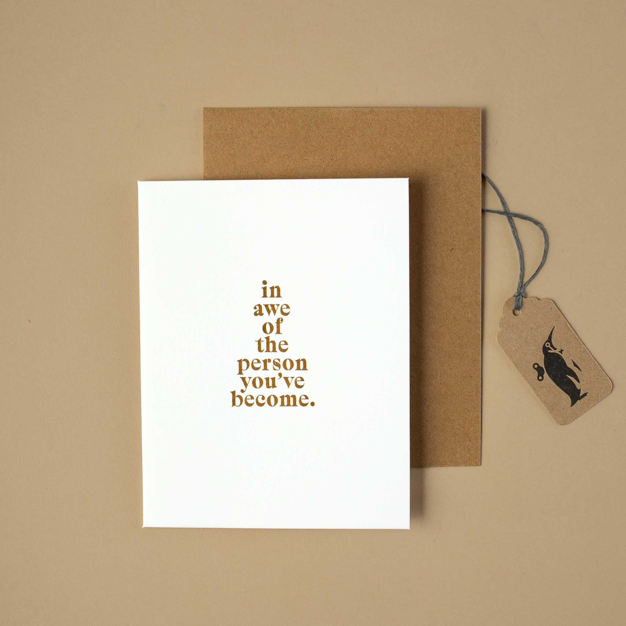 In Awe Greeting Card