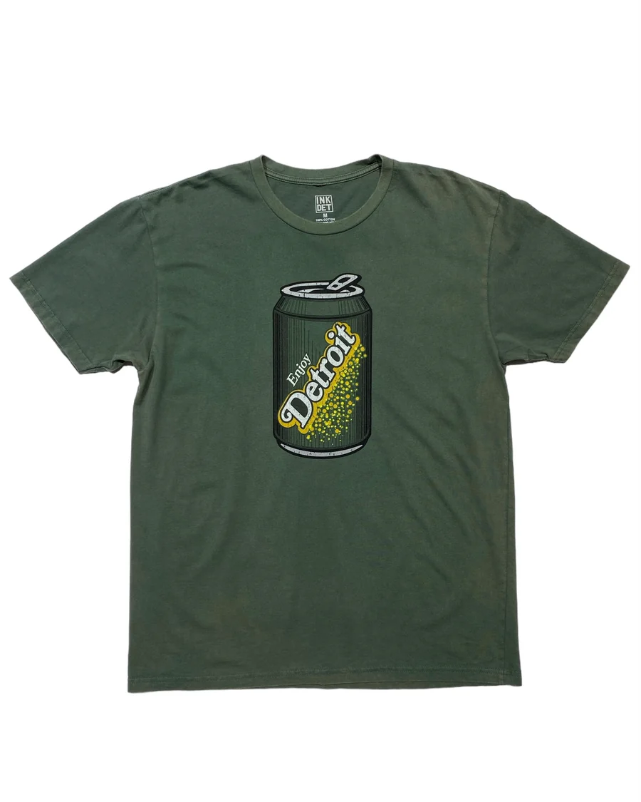 Vintage Enjoy Detroit Can T-Shirt