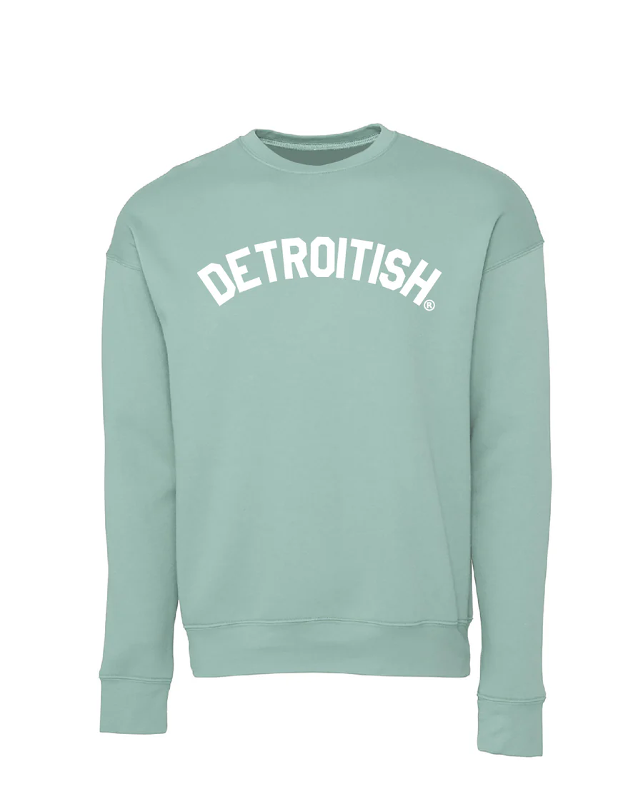 Detroitish Crew Sweatshirt / Dusty Blue