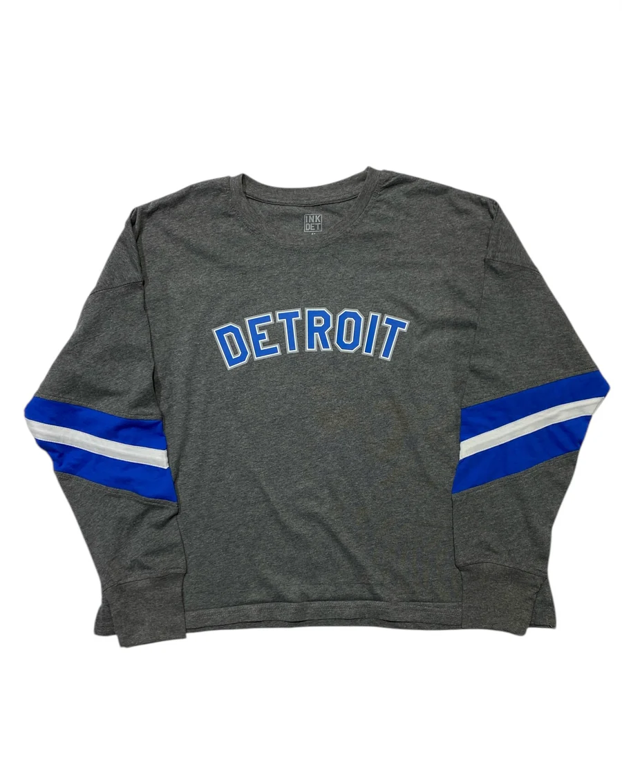 Detroit Varsity Boxy Long Sleeve Tee