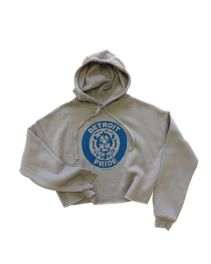 Detroit Pride Cropped Hoodie