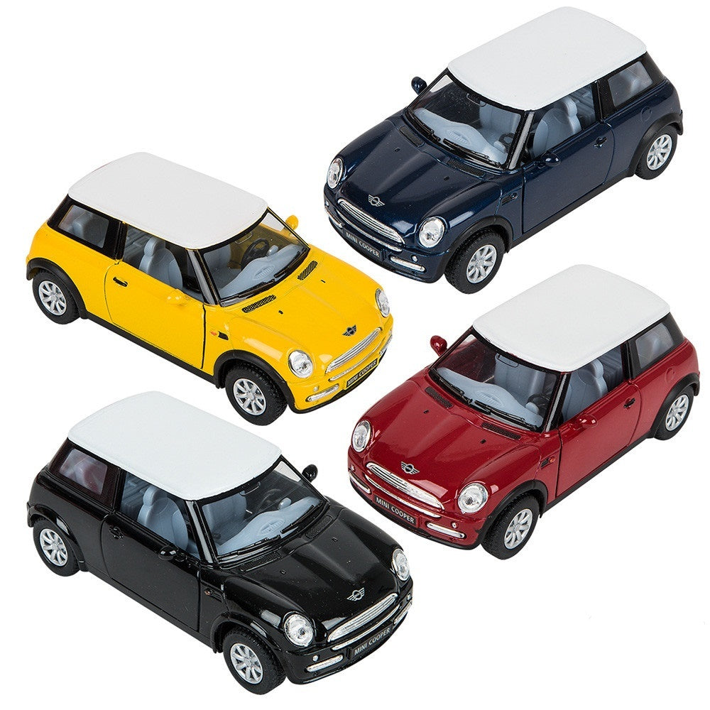 Diecast Metal 5" Pull Back Mini Cooper