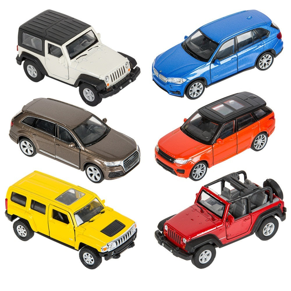 Diecast Metal 5" Pull Back SUV