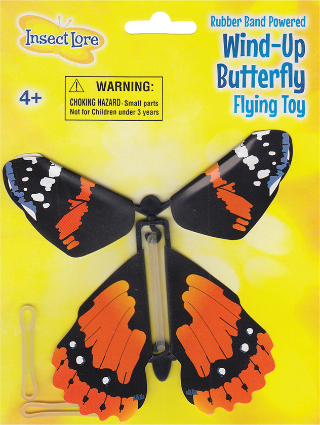 Wind-Up Butterfly Flying Toy - Painted Lady