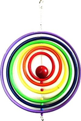 "Rainbow Circle" Mobile Wind Sculpture