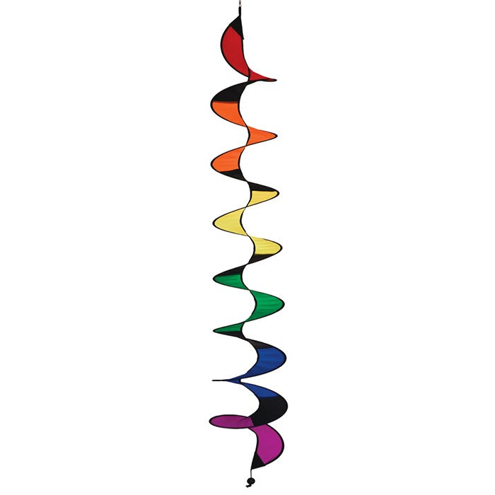 60 Inch "Black Rainbow" Curlie Wind Spinner