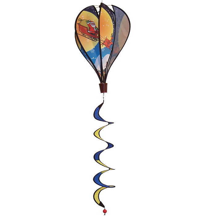 "Santa's Sleigh & Reindeer" Spinning Hot Air Balloon