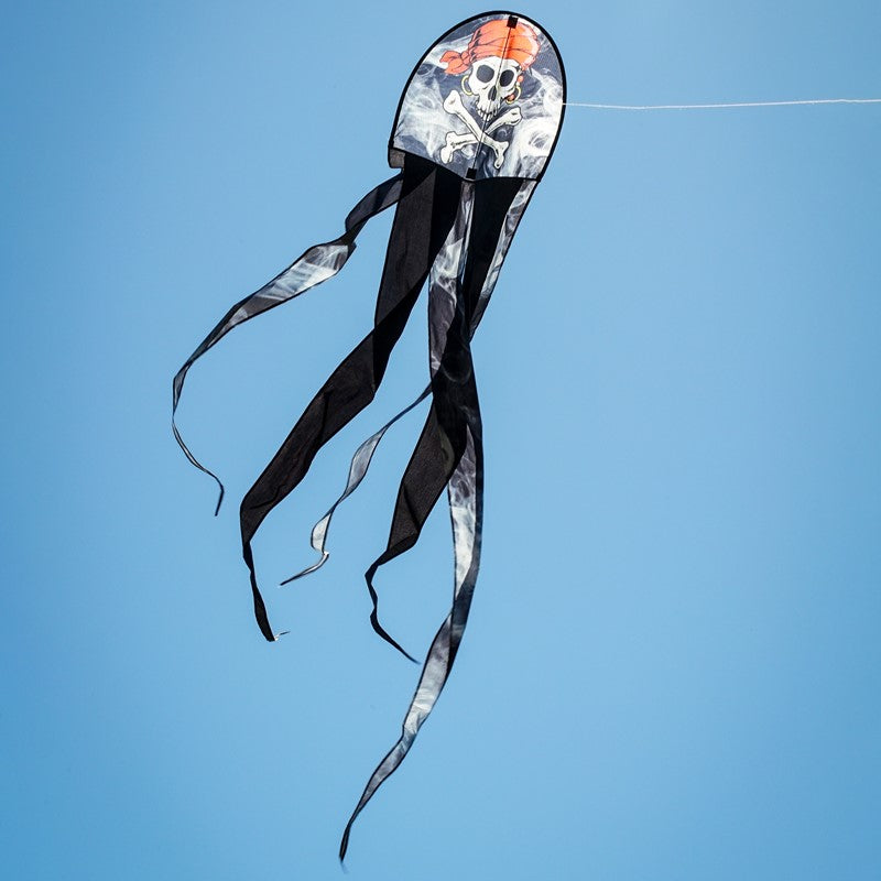 "Smokin' Pirate" Dancing Dragon Kite with Flying Line