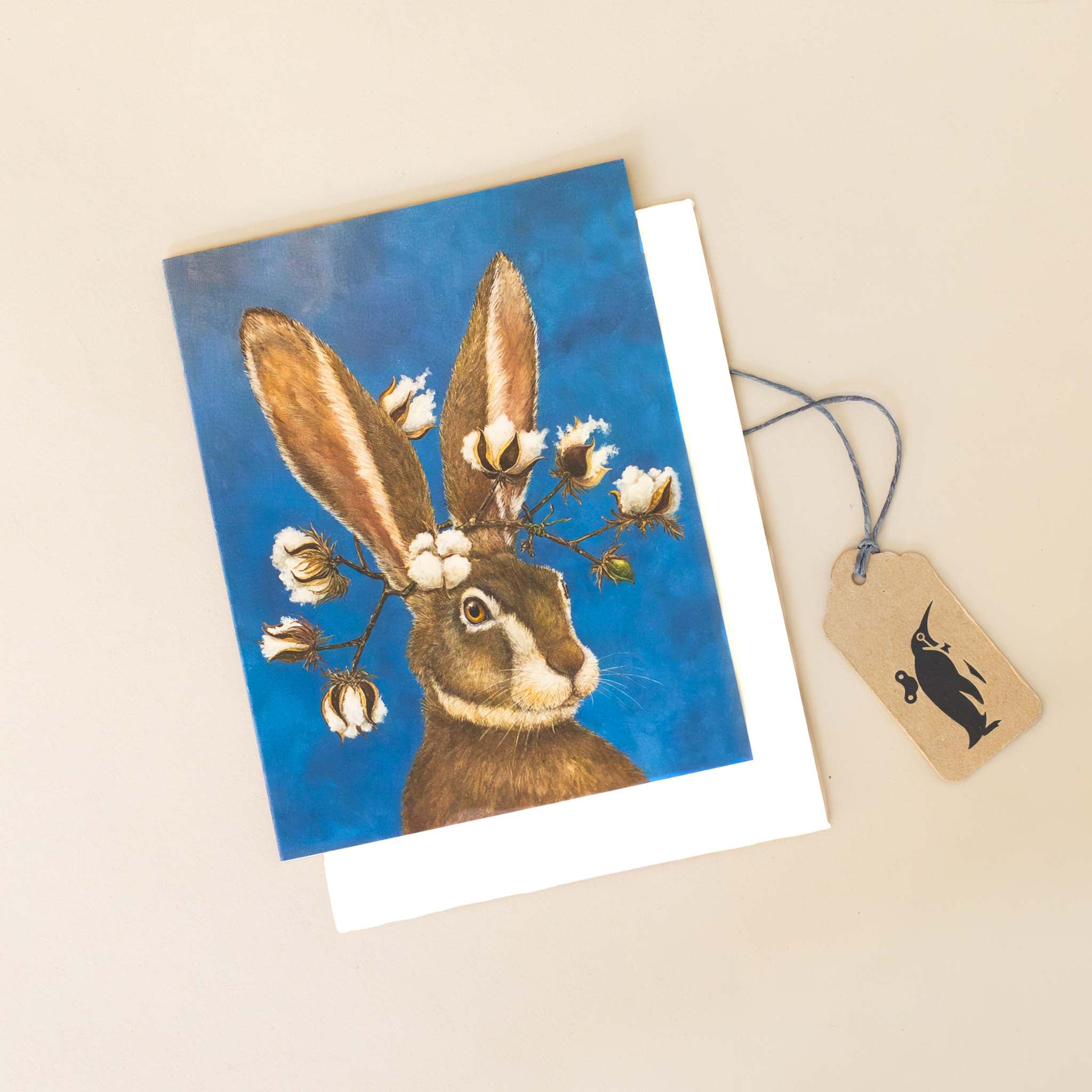 Jade with Cotton Crown Greeting Card
