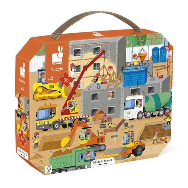 Construction Site 36 Piece Puzzle