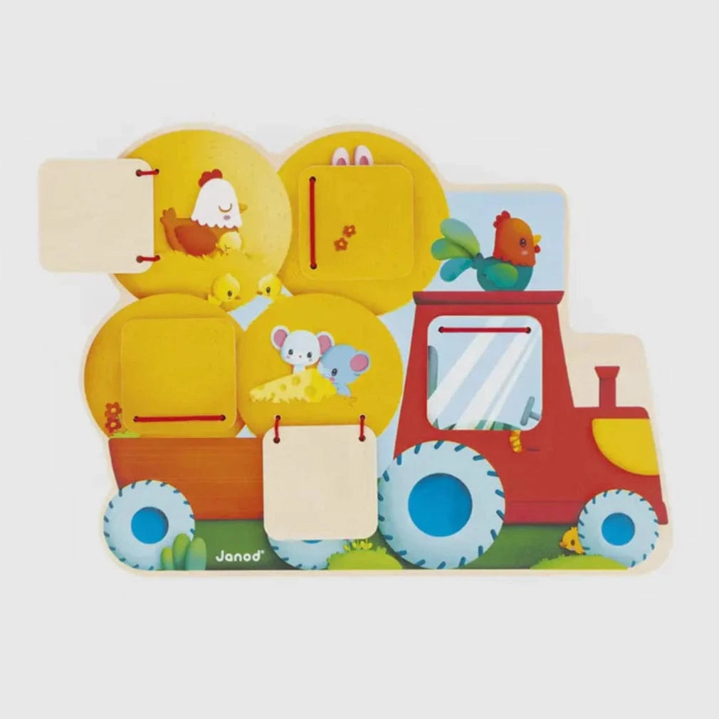 Farm Flip-and-Find Tractor Puzzle