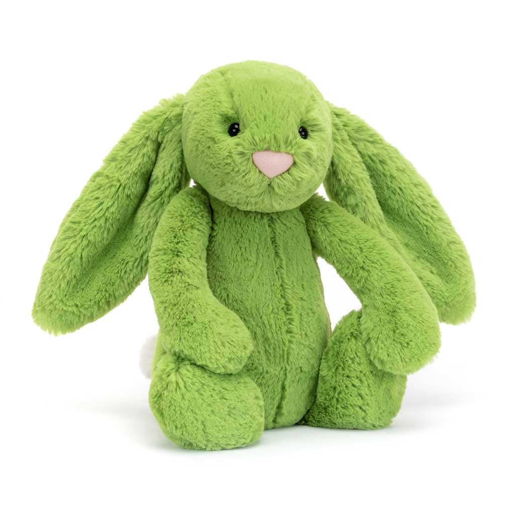 Jellycat Bashful Apple Green Bunny - Plush Bunnies for All Ages