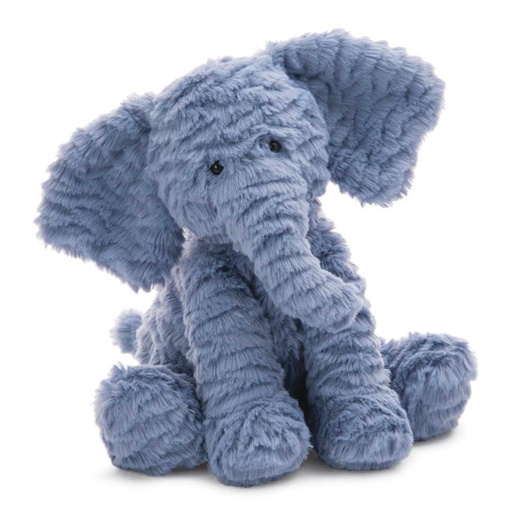 Jellycat Medium Fuddlewuddle Elephant - Plush Animals for All Ages