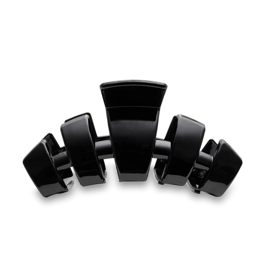 TELETIES Classic Jet Black Hair Clip