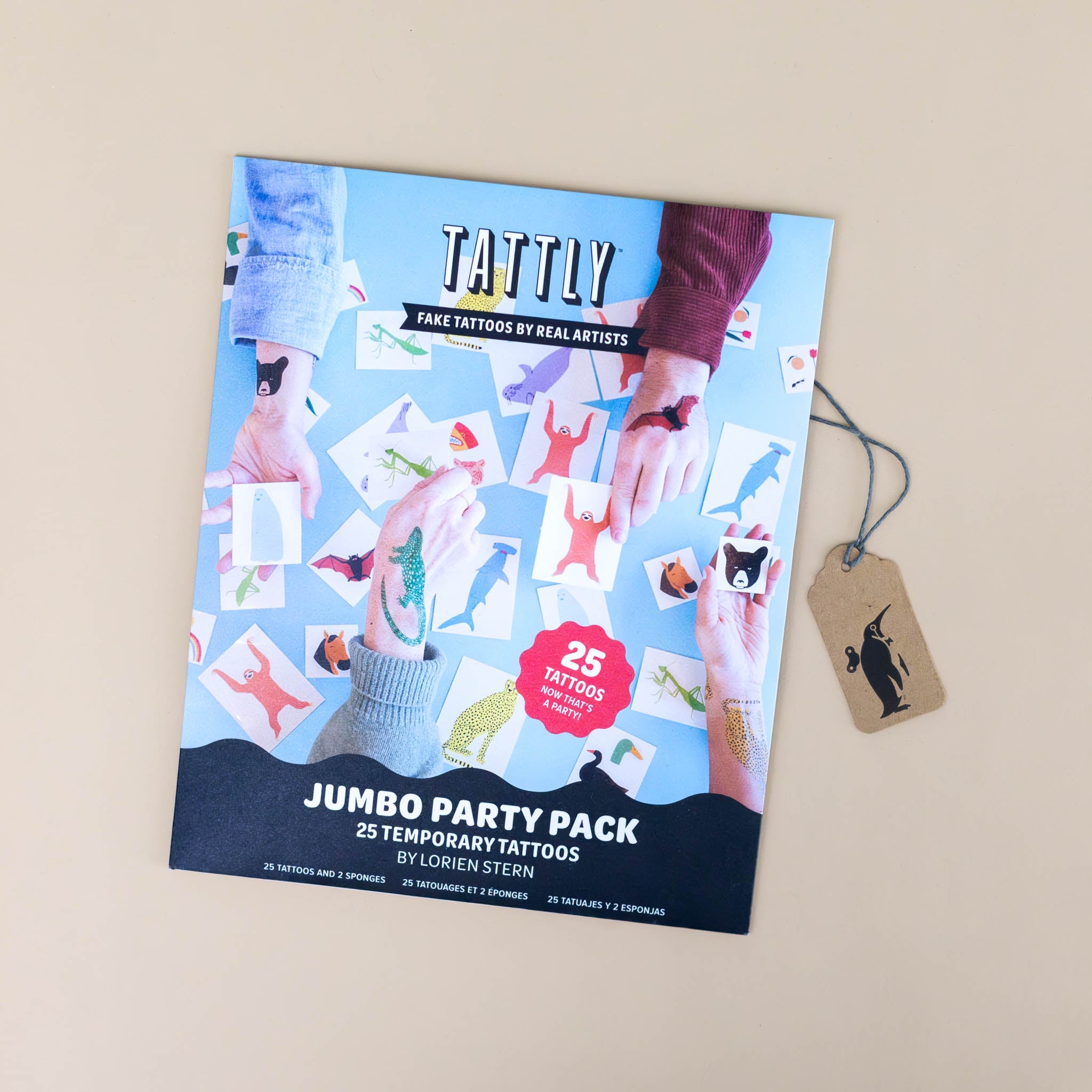 Jumbo Temporary Tattoo Party Pack | Lorien Stern