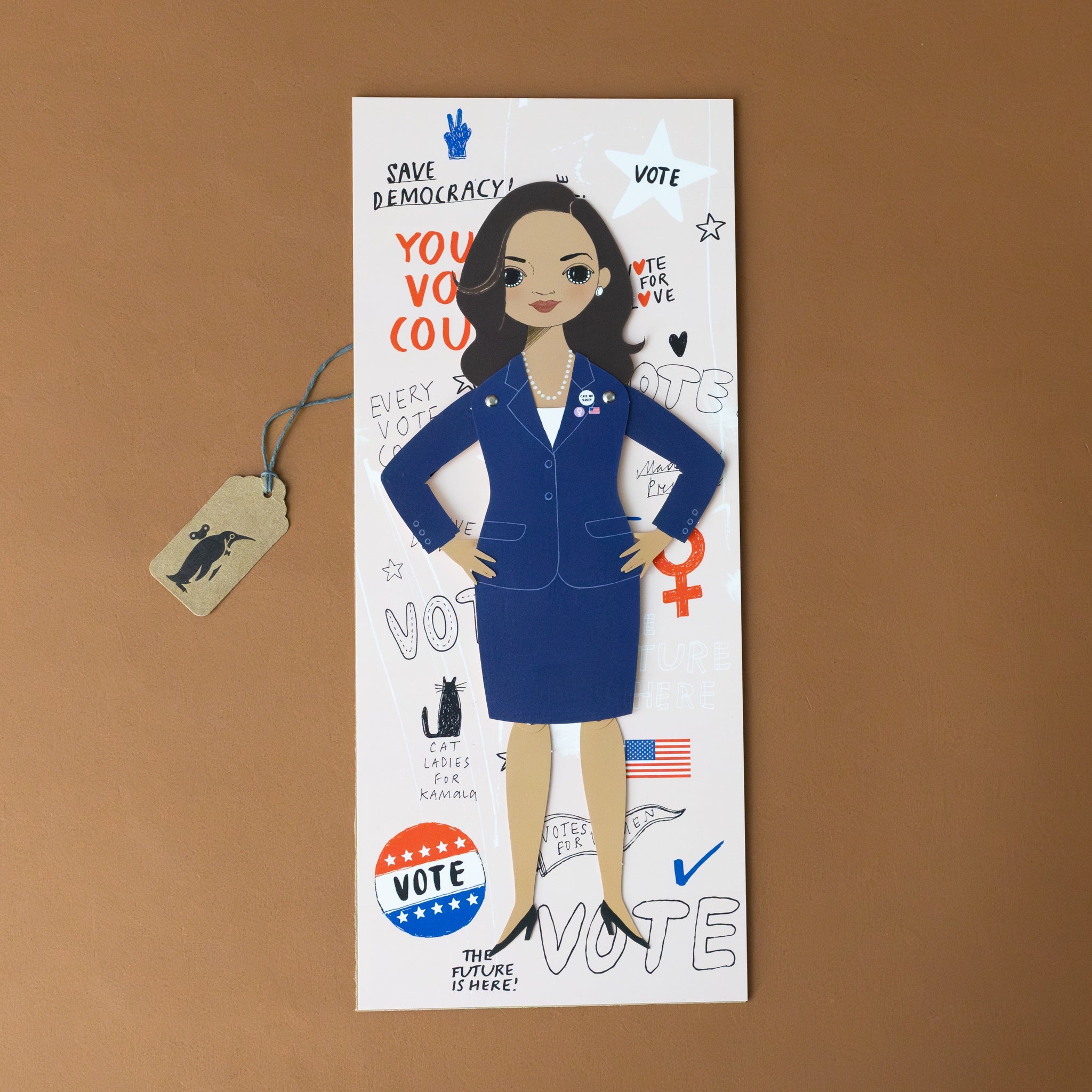 Kamala Harris Paper Doll