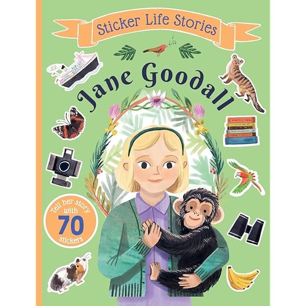 Sticker Life Stories Jane Goodall