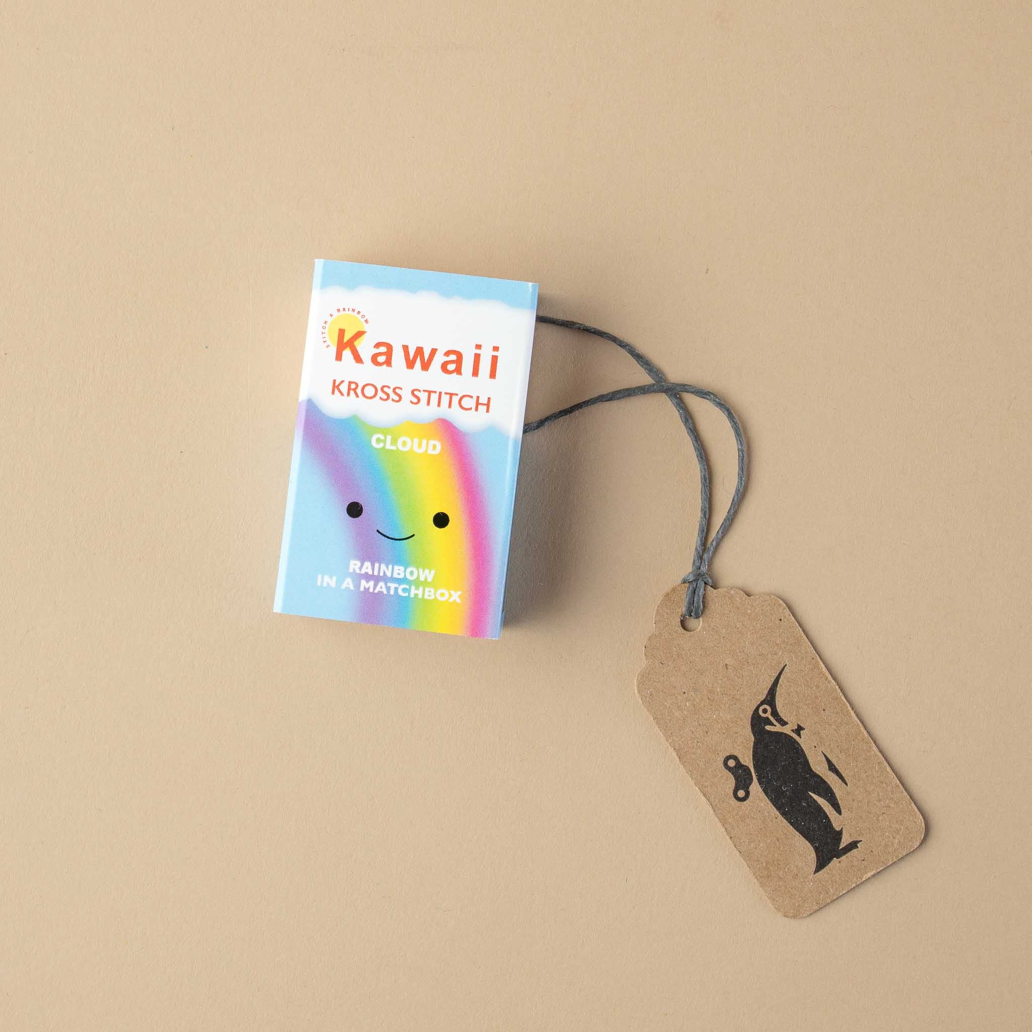 Kawaii Matchbox Cross Stitch Kit | Rainbow