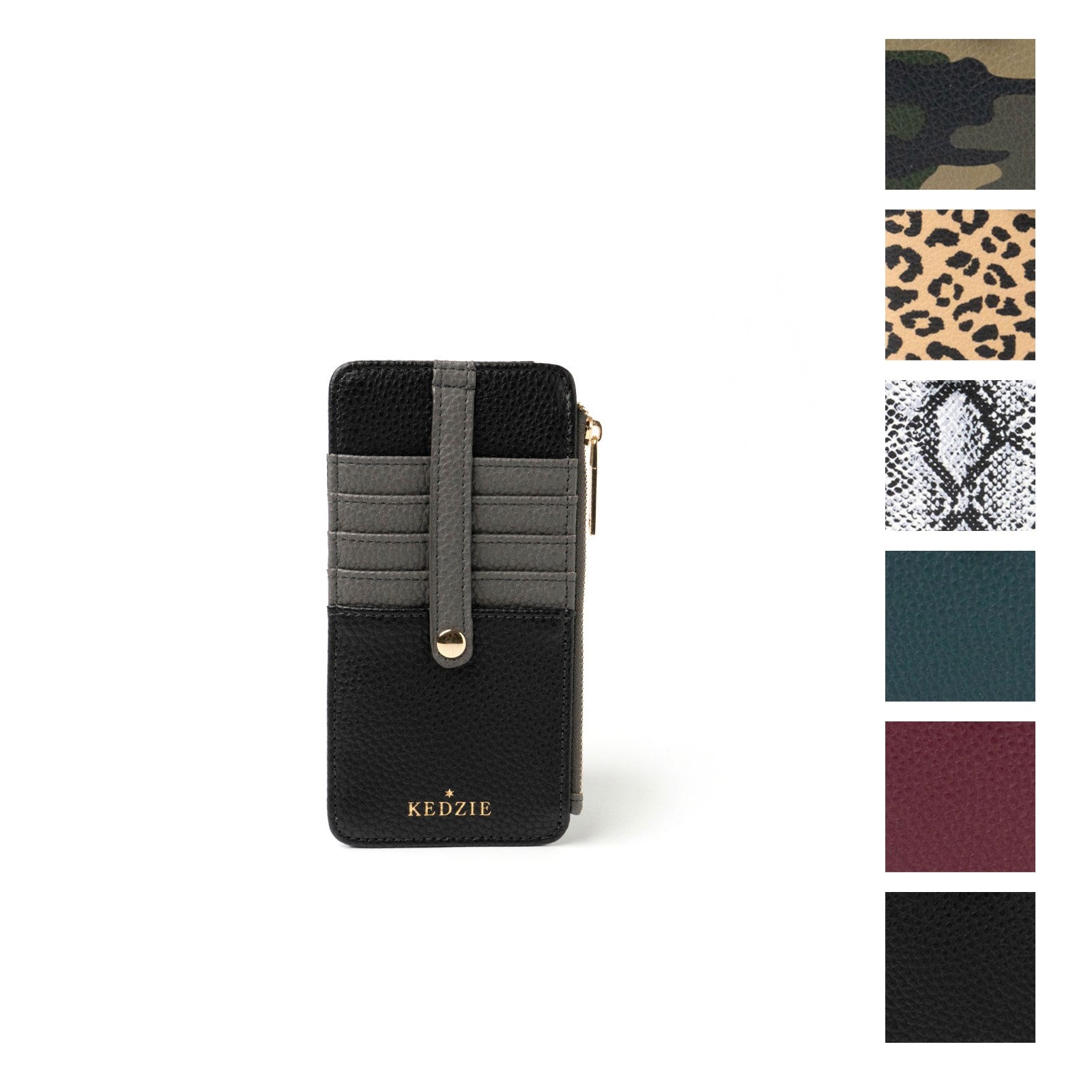 Kedzie® Essentials Only Zippered Wallet in Vegan Leather