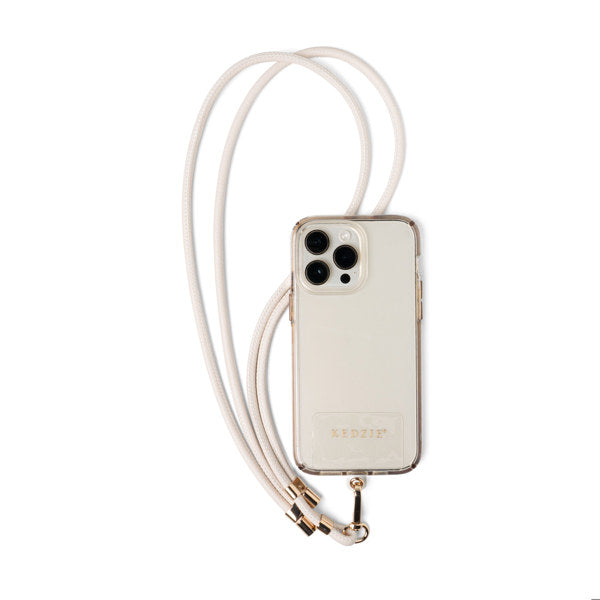 Kedzie® Smartphone Lanyard Set - Bone
