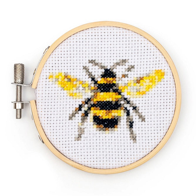 Mini Bee Cross Stitch Kit
