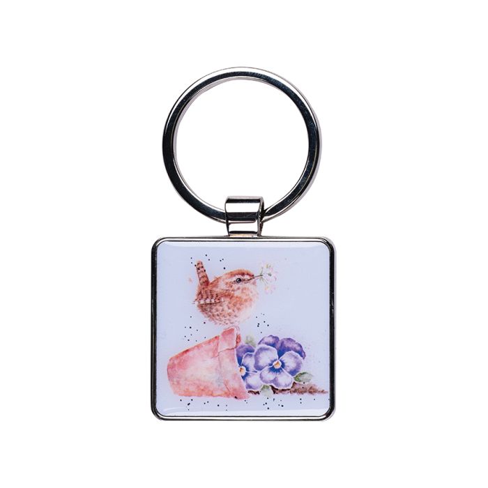 Pottering About' Wren Keychain