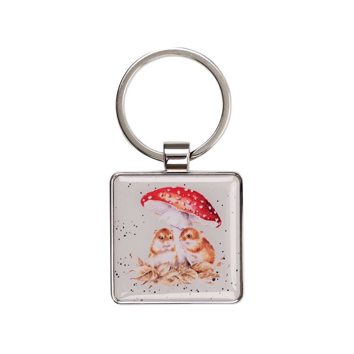 Mushroom in my Heart' Mouse Keychain