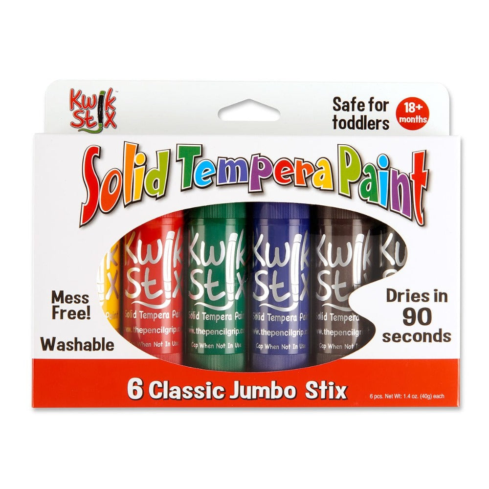 Jumbo Kwik Stix - Classic Colors 6 Pack