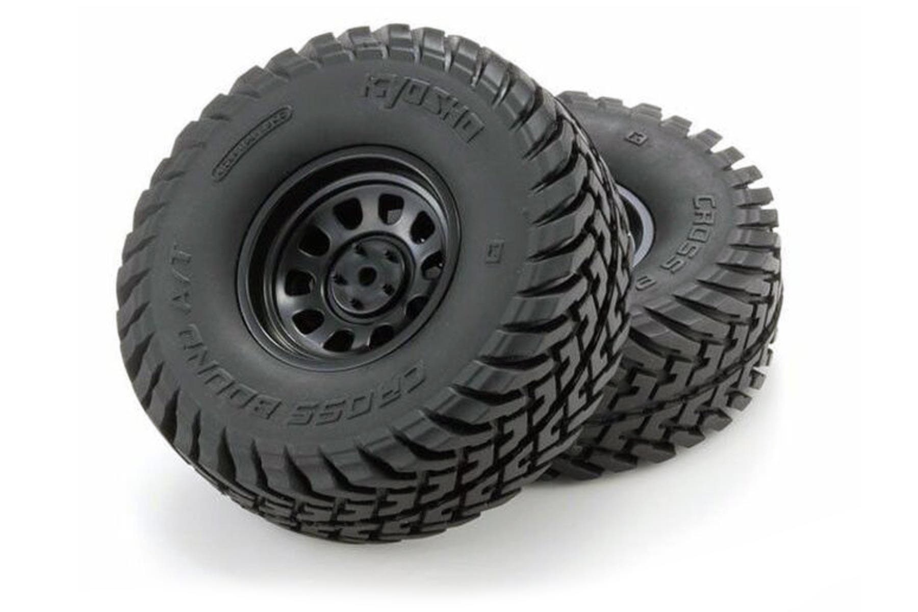 Kyosho 1/10 Scale Outlaw Rampage Pro Complete Wheel & Tire Set (2pcs)