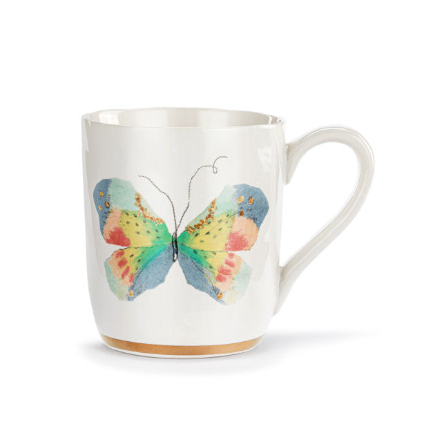 Elisabeth Hays Pastel Multi Butterfly Mug