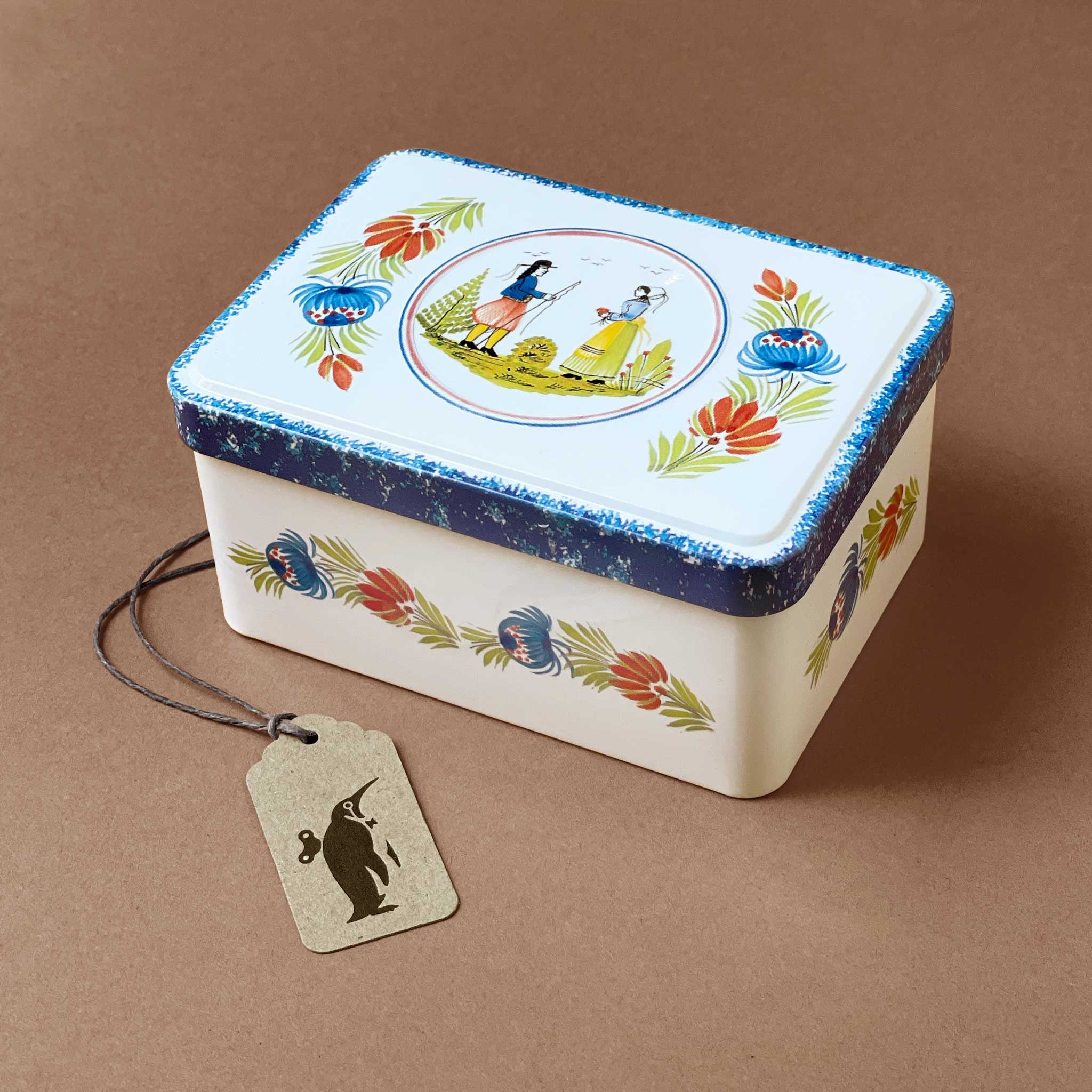 La Trinitaine Butter Galettes in Quimper Tin
