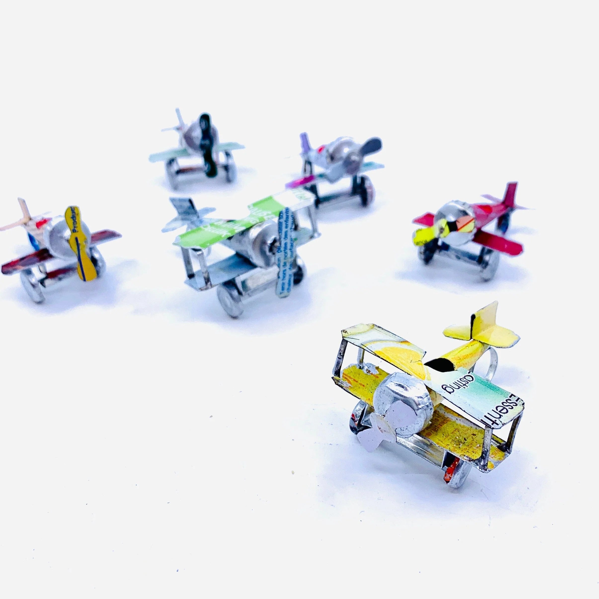 *NEW* Miniature Tin Can Airplanes - assorted