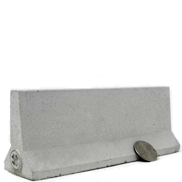 Large Dollhouse Miniature Jersey Barrier