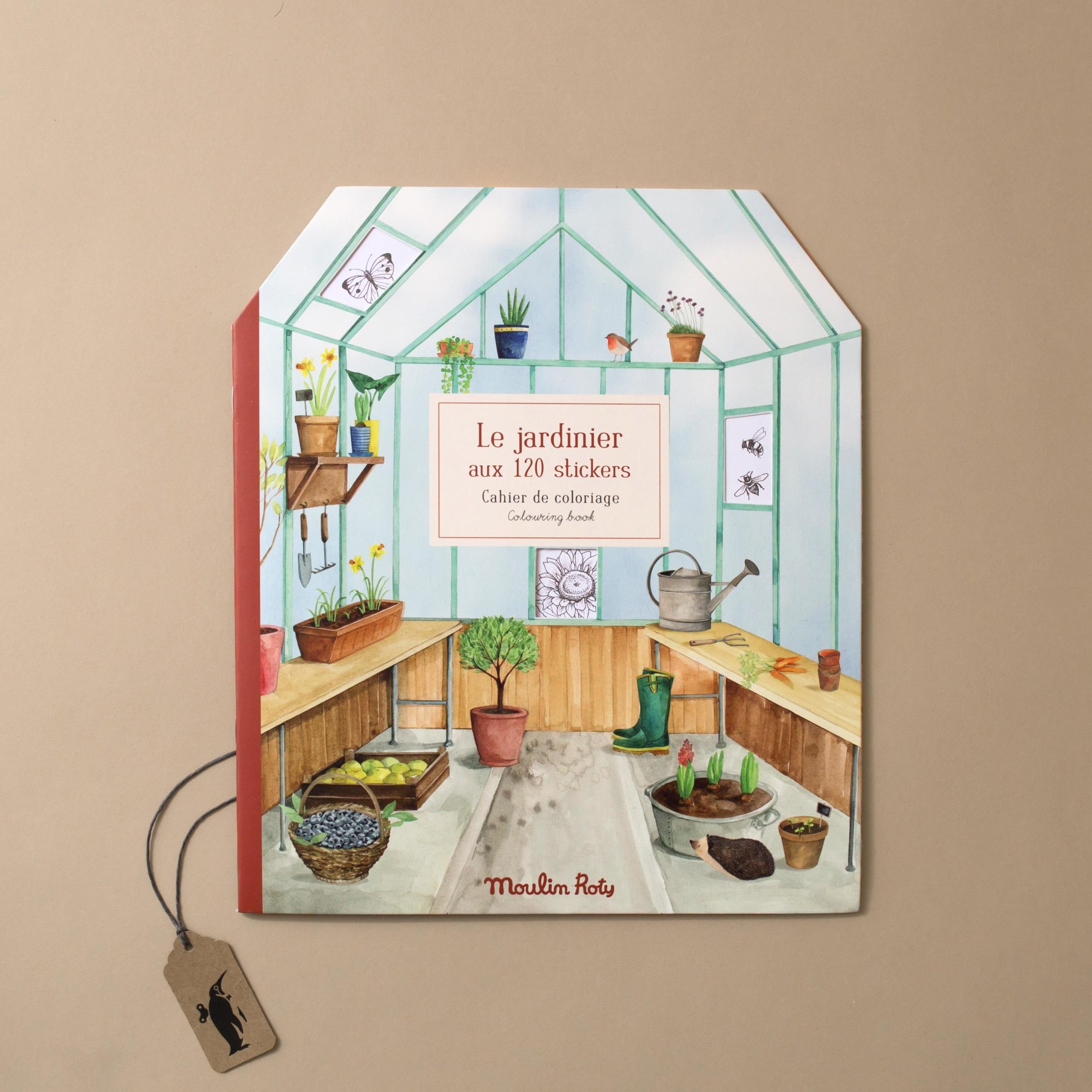 Le Jardin Coloring & Sticker Book