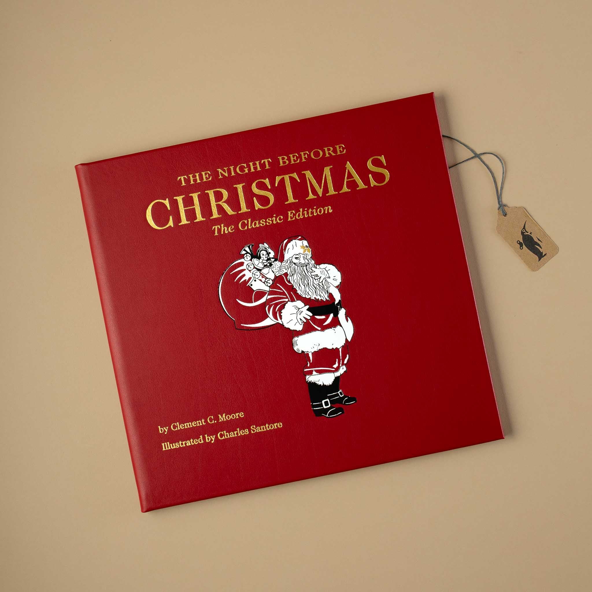 Leather Bound "The Night Before Christmas" Book