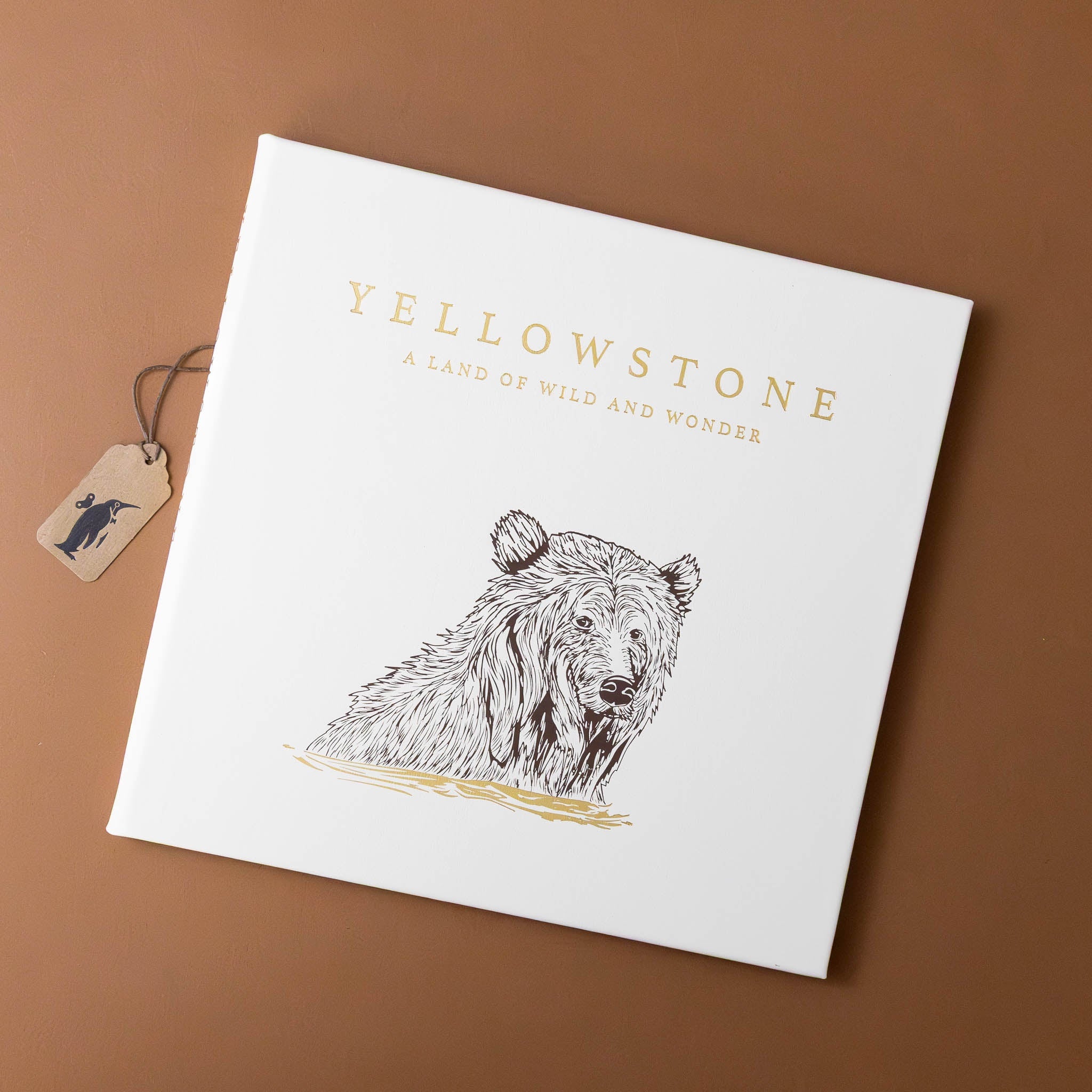 Leather Bound "Yellowstone" Book