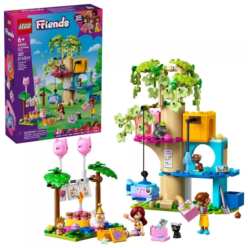42666 Friends: Cat Birthday Party & Tree House